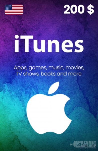 iTunes Gift Card $200 USD [US]